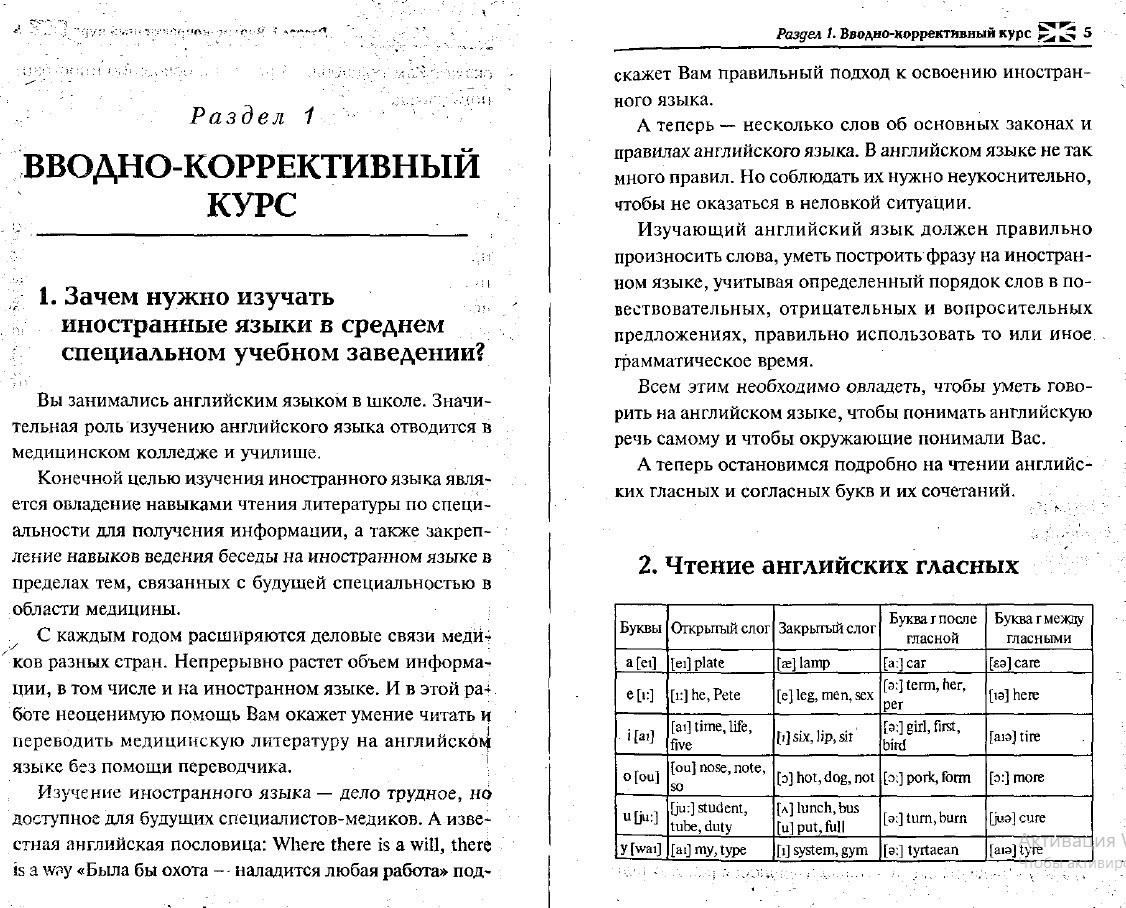 Занятие 1. Правила чтения согласных и гласных букв. Правила чтения буквосочетаний. Интонация.